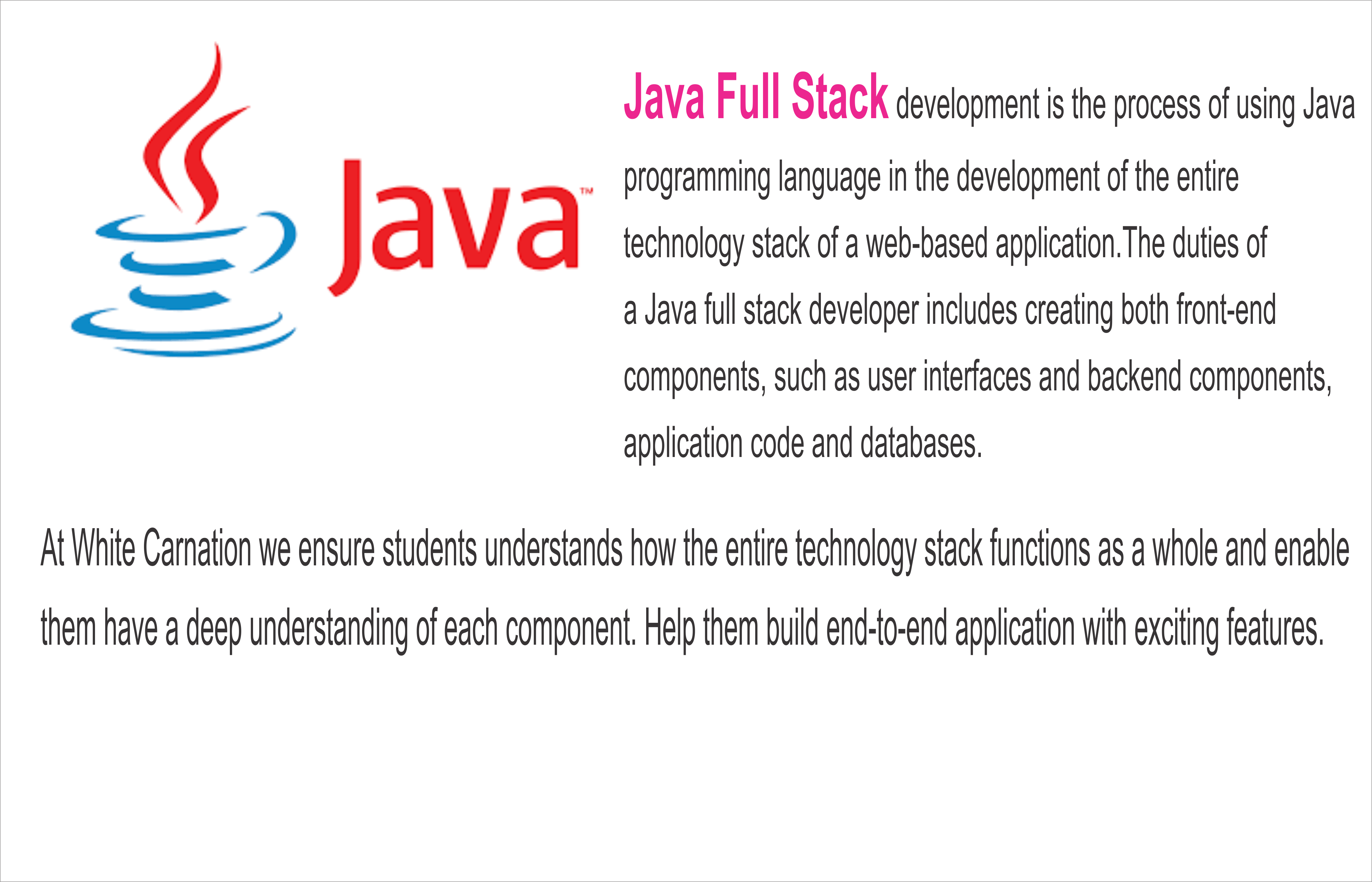 Java Fullstack